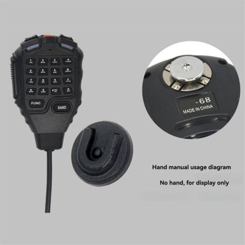 2 ganci per supporto da auto per microfono, adatti per FT-7900R 2