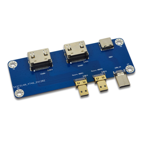 Placa adaptadora compatible con HDMI a HDMI de tipo micro