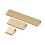40mm Brass Edge Lip Pull Handles Gold Profile Trim 8