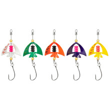Fishing spinner lures for bass, saltwater, lake, river, boat, night angling