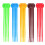 20 stuks siliconen kabelbinders, tie-wraps, zaksluitclips 1