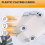 Naipes de póker novedosos de plástico transparente e impermeables 4