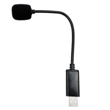 Verstelbare mini-USB-microfoon met ruisonderdrukking voor laptop/pc.