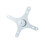 Monitor Mounting Bracket Plate 1/4 Inch Screw Hole White 2