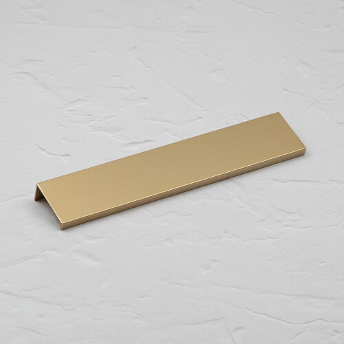 200mm Brass Edge Lip Pull Handle Gold Profile Trim 1
