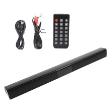 Bluetooth Sound Bar for Smart TV, Rechargeable Home Theater Sound System with 4 Speakers and Built-in DSP Sound Processor, 3D Stereo Surround Sound Au