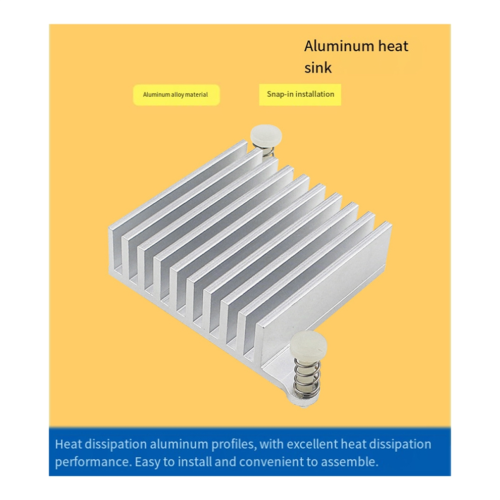Aluminium koelblok voor efficiënte koelradiator van 5 inch 1