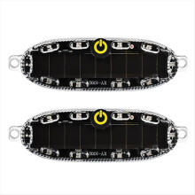 2 Stück kabellose LED-Solar-Blitzlichter, wasserdicht, für Motorrad und Auto