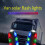 2 luci stroboscopiche a LED wireless solari impermeabili per moto e auto 3