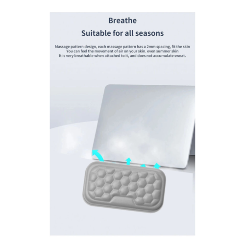 Ergonomic Wrist Pad Mouse and Keyboard Protection Rest Pad A Black