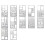 Junk Journaling Stencil Set Template Geometry Shape Planner 1-12 1
