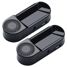 2Pcs Solar Car Fake Security Light with Air Freshener