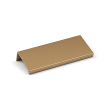 100mm Brass Edge Lip Pull Handle Gold Profile Trim