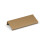 100mm Brass Edge Lip Pull Handle Gold Profile Trim 1