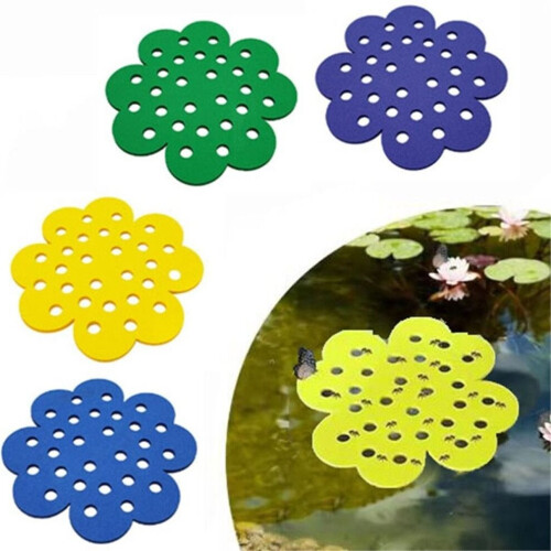 4Pcs Flower Shape Floating Bee Waterer PVC Bee Watering Station 1