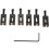 6 sellette per tremolo Roller Bridge con chiave, colore nero 2
