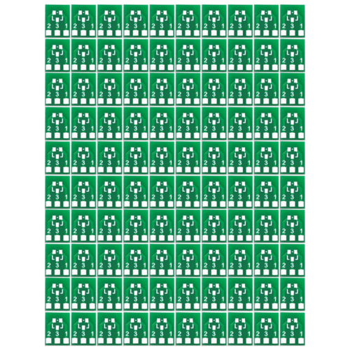 SOT23-3 SIP3-Doppelseitiger SMD-Drehadapter auf DIP-SIP3-Adapter, 100 Stück