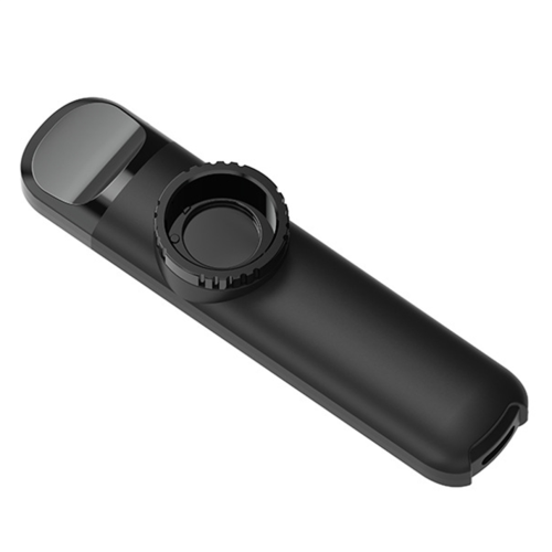 Kazoo portable avec cordon, sifflet musical amusant, noir