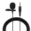 Microphone cravate omnidirectionnel pour une utilisation discrète, mini micro-cravate externe à pince avec câble flexible pour une maniabilité 3