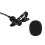 Microphone cravate omnidirectionnel pour une utilisation discrète, mini micro-cravate externe à pince avec câble flexible pour une maniabilité 8