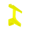 2.5 inch Hard Drive Bracket for PS2 SATA Network Adapter Yellow 4