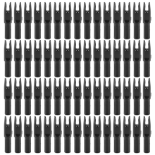 Lot de 60 encoches pour flèches de tir à l'arc, diamètre intérieur 6,2 mm, avec insert pour queue