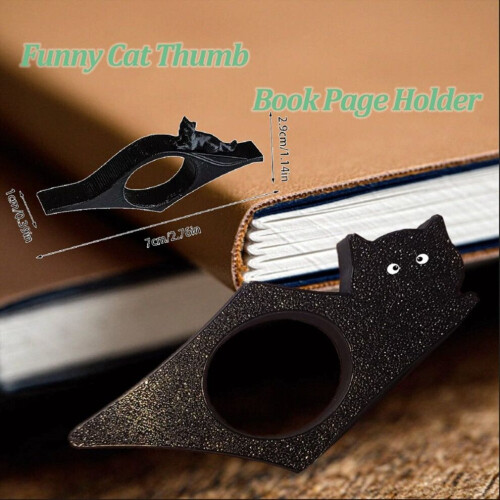 Support de page de livre à pouce en forme de chat pour accessoires de lecture B 2
