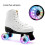 1 τεμάχιο ρόδες για πατίνια 58mm X 32mm Luminous Quad Roller ροζ 3
