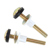 Kit di 2 viti di ricambio per sedile WC, fissaggio per sedile WC resistente