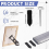 750PCS Picture Frame Points Refill for Framing Tools 2