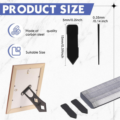 750PCS Picture Frame Points Refill for Framing Tools 1
