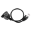 Cable de extensión de red RJ45 macho a hembra de 1 pie 4