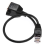 Cable de extensión de red RJ45 macho a hembra de 1 pie 3