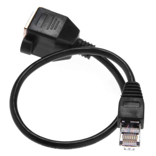 Cable de extensión de red RJ45 macho a hembra de 1 pie 2