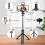 Supporto wireless per selfie stick con treppiede per live streaming da dispositivi mobili. 3