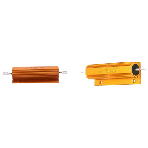 Guldbeklätt effektmotstånd 100W, 1 Ohm 1R 1