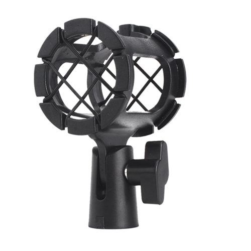 Abrazadera universal antivibración para soporte de micrófono