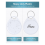 1,5 inch stevige plastic sleutelhangers, rond, wit, 50 stuks 3