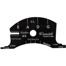 Modello per la realizzazione di ponticelli per violino 4/4 - Strumento di riferimento per la riparazione