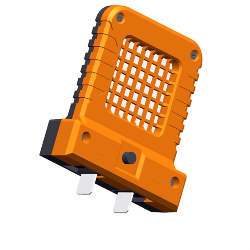 Per custodia batteria nera e rossa 1