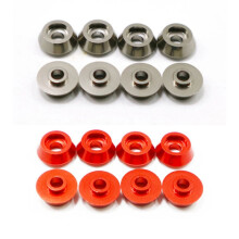 8 stuks metalen drijfstangschroefpakkingen, vulringen en steunen, rood