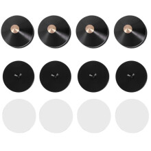 1 set luidsprekerspikes, standaardvoetjes, audioluidspreker