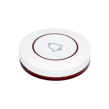 Pulsante di chiamata per cercapersone da ristorante 433 MHz, campanello wireless rosso