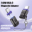 PD 3.0 snellaadkabel 240W magnetische Type-C-adapter 2