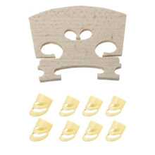 Ponte in legno di ricambio per violino acustico di dimensioni 3/4