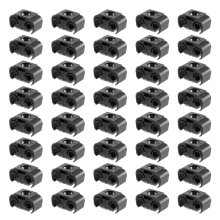 40 pezzi Clip di fissaggio per tubo freno a 2 punti 811611797 4,75 mm nere