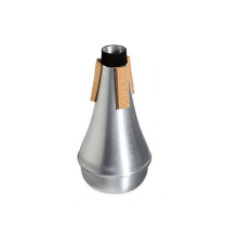 Trompetdemper, aluminium oefendemper voor trompet