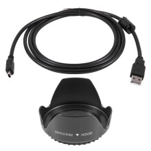 52-mm-Blütenblatt-Gegenlichtblende für D5200, D5100 und D3200 Kit