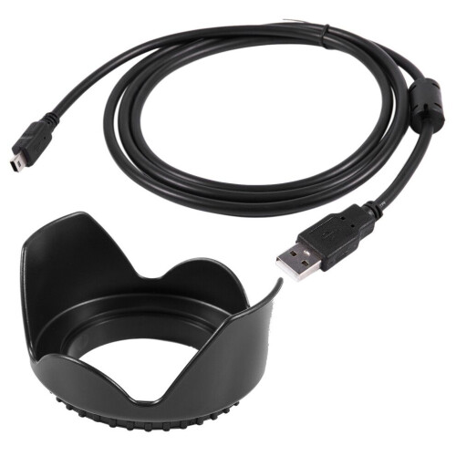 Paraluce a forma di fiore da 52 mm per kit D5200 D5100 D3200 1