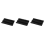 Lot de 20 pinces de fixation pour câbles de bureau (noires) 1